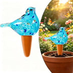 Glass Plant Watering Globes, Self-Watering Ball, Self Watering Planter Insert, Bird Shaped Glass Drip Irrigation Device for Flower Pot,Home Garden Irrigation Decor by Unknown