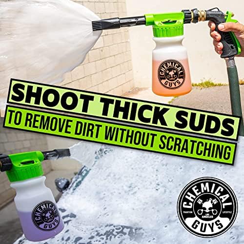Chemical Guys Foam Gun Car Wash & Wax Bundle with TORQ Foam Blaster, HydroSuds Car Wash Soap and HydroSlick Ceramic Hybrid Car Wax (3 Items, 32 Fl oz) - Image 2