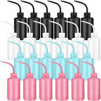 Dandat 24 Pcs Tattoo Squeeze Bottle, Lab Wash Bottle Plastic Safety Water Squirt Lash Rinse Cleaning Succulent Watering Irrigation Bottles for Indoor Plants (250 ml,Colorful) by Dandat