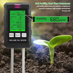 GROW24 Digital Soil Tester, 6-in-1 Moisture Meter with pH, Temperature, Sunlight Intensity for Garden Plants - Image 4