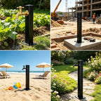 Outdoor Water Column Antifreeze Hose Faucet Stainless Steel Garden Water Tap for Backyard, Farm, Irrigation, Car Washing, Pet Showering(Height: 60cm/23.6in) - Image 6