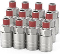 ChillWaves 1/4-Inch Male Industrial Coupler,1/4" NPT Male 4-Ball Quick Connect Air Coupler Air Hose Fittings(12-PACK) by VisittheCHILLWAVES