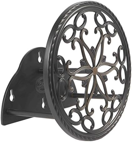 Liberty Garden 671 Wall Mount Decorative Garden Hose Butler, Holds 125-Feet of 5/8-Inch Hose - Patina - Image 2