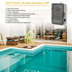 SURAIELEC 24-Hour Cycle Mechanical Pool Timer, 40Amp 2HP, 120/240/277VAC - Image 6