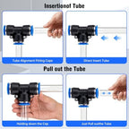 204PCS Quick Connect Air Hose Fittings Kit - Image 5