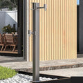 Stainless Steel Freestanding Water Column for Garden, Outdoor Faucet Hose Stand, Decorative Vertical Garden Water Feature, Durable & Stylish Irrigation Solution by Unknown