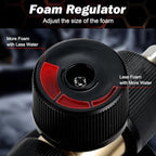 Pressure Washer Foam Gun & Dual Connector Accessory, Short Power Washer Gun & Foam Cannon & Double Tip Attachment Car Wash Kit, 1/4" Quick Connector, M22 Male Inlet, 4000 PSI Foam Sprayer - Image 6