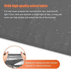 Garden Wall Mounted Retractable Hose Reel Cover, 450D Oxford Polyester Coated Tarp, 100% Waterproof Sunscreen Hose Reel Cover, for:Giraffe tools,Ayleid,Gardena and More.grey,24"L x18"Wx24H" - Image 4