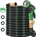 100 ft Garden Hose, Flexible Ultra Lightweight Durable Garden Hose, Kink-Free Water Hose with 10 Function Sprayer - Non-Shrinking Garden Hoses, Easy to Store,All-Weather, Car Washing Pipe Garden Hoses by YEE-HUNTE