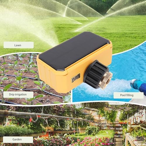 Zopsc Solar Double Outlet Sprinkler Timer for Garden - Image 5