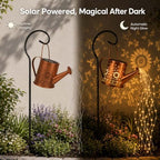 Solar Watering Can Light, LED String Lantern, Sunflower Bee Yard Decoration - Image 3