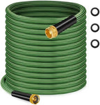 Garden Hose 75FT Non-Expandable Water Hose Flexible Kink-Free Lightweight Leak-Proof Sturdy Outdoor Hose Water Pipe for Garden Yard Lawn Camper 3/4 Inch Fittings by Watato