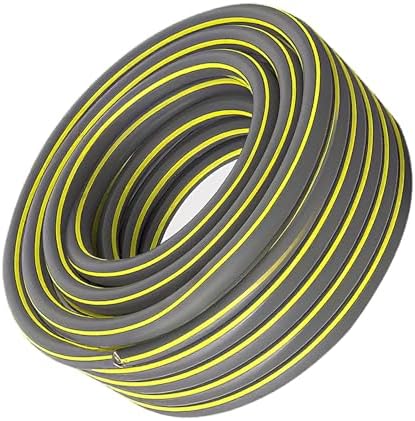Garden Hose Flexible Water Hose Outdoor Extra Length for Large Lawns Gardens Car Washing and Watering Gray-4-points 5m by Unknown