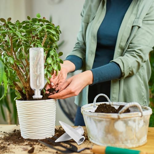 Ziliny 8 Sets Terracotta Plant Watering Spikes with Bottles - Image 5