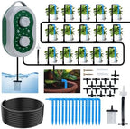 WIOR Automatic Plant Waterer Drip Irrigation System Kit for 15 Potted Plants, Indoor Self Watering System Plant Watering Devices with Programmable Water Timer for Garden Balcony Greenhouse Vacation by WIOR