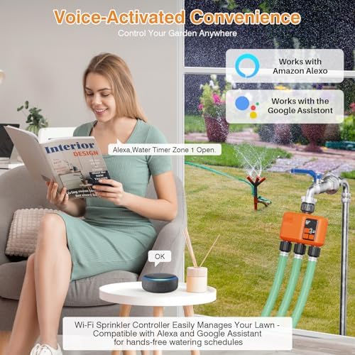Smart WiFi Sprinkler Timer 3 Zone, Water Timer for Garden Hose Irrigation - Image 5