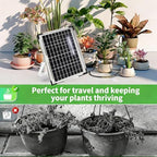 Sun Powered Automatic Drip Watering with 50 Emitters for Garden Bushes and Outdoor Cultivation Solar Automatic Plant Watering - Image 7