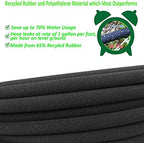 STYDDI Soaker Hose, 1/2" x 75 FT Round Rubber Garden Soaker Hose, Heavy Duty Water Seeper Soaker Hoses for Foundation Watering, Garden Beds, Garden, Lawn and Plants - Image 4
