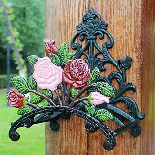 IOCCIOBB Garden Hose Holder Metal Durable Water Wall Mounted Hose Butler Heavy Duty Metal Water Pipe Holds Rack Wall Hose Hanger Reel - Image 2