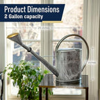 Kings County Tools Plant Watering Can with Removable Spout, 2 Gallon - Image 6