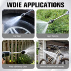 Turbo High Pressure Washer Gun, Heavy Duty Garden Hose Nozzle, Turn Any Hose into a High Pressure Water Cleaning Jet, Multi-Function Water Sprayer for Yard, Car, Pet Washing & Outdoor Cleaning - Image 7