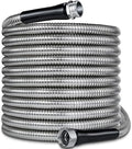 100ft Garden Hsoe - 2026 New 304 Stainless Steel Garden Hose with 3/4'' Fittings – Lightweight, Durable, and Kink-Free, Metal Water Hoses for Gardening by Unknown