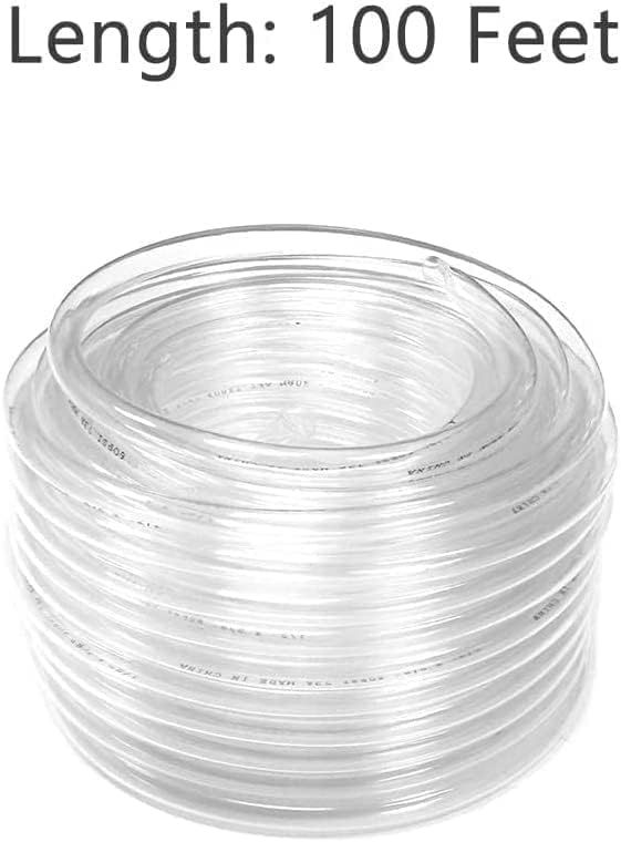 Eastrans 1/4 Inch ID, 100ft Clear Vinyl Tubing, Flexible PVC Plastic Tube - Image 5