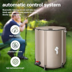 Collapsible Rain Barrel with Zipper Open, Portable Rainwater Collection System Kit, PVC Rain Catcher Barrel for Outdoor Garden Camping(264 gallons/1000L) - Image 7