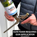 Half Off Ponds Waterfall Gun Foam, Black Expanding Sealant, 6-Pack - Image 3