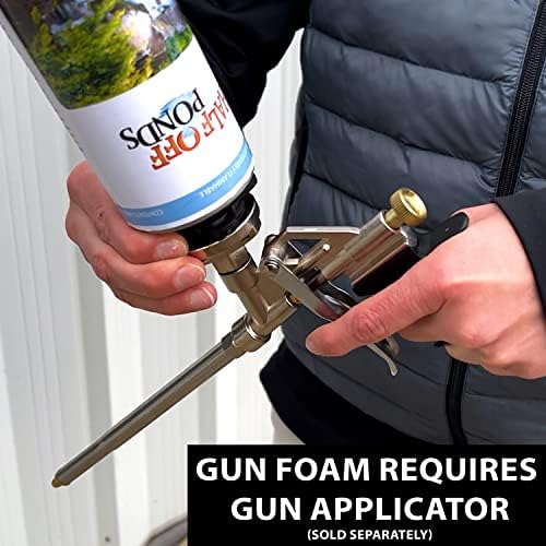 Half Off Ponds Waterfall Gun Foam, Black Expanding Sealant, 12-Pack - Image 3
