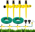 UCINNOVATE Garden Sprinkler, 360°Rotation Lawn Sprinklers, Garden Above Ground Sprinkler System Kit, Large Area Coverage, Watering Systems for Yard, Large Garden Watering System with 52.5FT Hose by UCINNOVATE