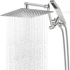 G-Promise All Metal 10 Inches Rainfall Shower Head with Handheld Combo by G-Promise