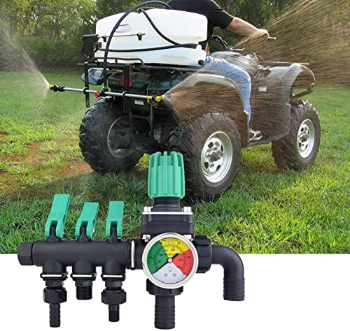 Mumusuki 3-Way Garden Hose Splitter, Agricultural Sprayer Control Shut Off Valve Water Splitter Hose Connector for Drip Irrigation Timers Garden Lawns Watering Separator Sets - Image 7