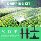 Ciieeo Automatic Micro Drip Irrigation Kit for Garden Plants with Adjustable Drippers 15m Tubing DIY Watering System for Lawn, Greenhouse, and Raised Bed Gardening - Image 4