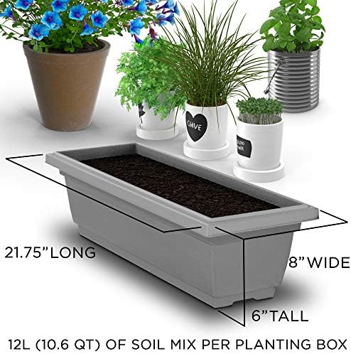 Outland Living 4Ft Vertical Raised Garden Bed - 5 Tier Food Safe Planter Box for Outdoor and Indoor Gardening Perfect to Grow Your Herb Vegetables Flowers on Your Patio Balcony Greenhouse Garden - Image 4