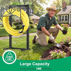 TomCare Garden Hose Holder, Heavy Duty Water Hose Hanger for 160FT Hose - Image 7