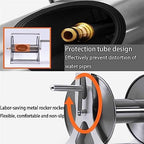 Stainless Steel Wall Mounted Floor Decorative Hose Reel, Outdoor Heavy Duty Garden Hoses Holder Storage Durable for Watering Flowersyard Lawn Farm Patio - Image 4