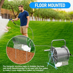 SPECILITE Stainless Steel Garden Hose Reel with 100FT Drinking Water Hose - Image 4