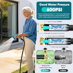 Garden Hose 100FT Non-Expanding, Lightweight Flexible Water Hose - Image 5