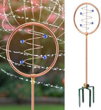34" Ornamental Sprinkler, 360° Rotating, Wave Circle by ElectricWise
