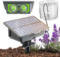 RAINPOINT Easy-Setup Solar Drip Irrigation System Outdoor & Indoor, Automatic Plant Waterer Device Kit Beginner-Friendly Garden Raised Bed Grow Tent Water 10-15 Plants by RainPoint