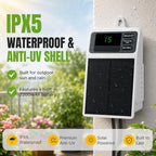 Mcbazel Solar Automatic Drip Irrigation Kit, USB-C & Solar-Powered Plant Waterer for 10 Potted Plants, Auto Watering System with Timer & Anti-Siphon, IPX5 Waterproof for Indoor Outdoor Vacation - Image 2
