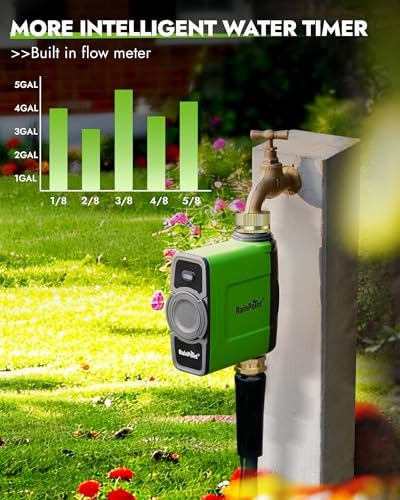 RAINPOINT WiFi Water Timer for Garden Hose, 2027 New Version WiFi Sprinkler Controller, Smart Hose Timer Valve, Automatic Drip Irrigation System/Rain Delay for Garden - Image 2