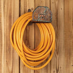 Garden Hose Holder Wall Mount for Outdoor Yard, 100 lbs Load Capacity Heavy-Duty Water Hose Hanger, Holds 150 Feet of Wall-Mounted Metal Deer Decorative Hose Rack Hook for Outside Patio, Garage - Image 2