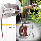 Garden hose reel wall mount, heavy duty hose reel trolley, outdoor hose storage rack, outdoor hose reel, outdoor hose stand - Image 5