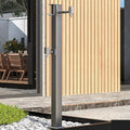 Frost Free Outdoor Faucet Durable Garden Water Spigot with Hose Connection 80cm Gray Post for Easy Water Access Ideal for All Weather Conditions by Unknown