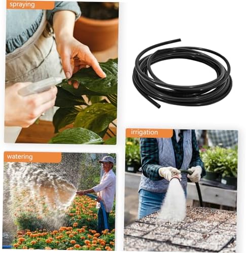 Black PE Irrigation Tubing 0.47 Inch Od 32.8 Feet for Greenhouses - Image 3