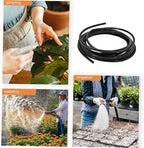 Black PE Irrigation Tubing 0.47 Inch Od 32.8 Feet for Greenhouses - Image 3