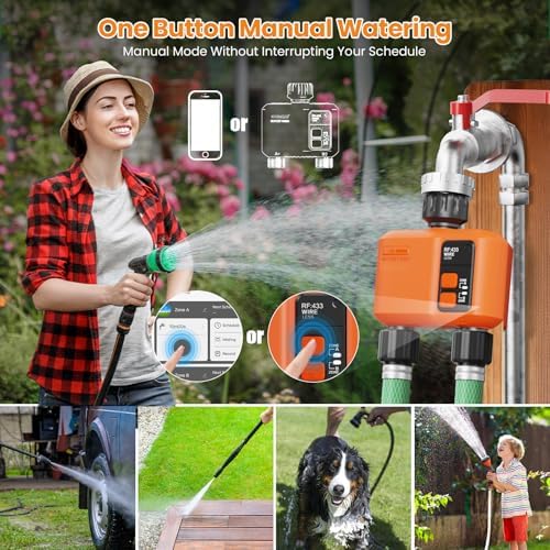 WiFi Sprinkler Timer 2 Zone, Smart Water Timer for Garden Hose Irrigation - Image 5