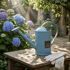 Long Spout Watering Can, 1.8L Metal Sprinkler Head for Indoor Outdoor - Image 3
